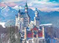 Neuschwanstein Castle in Winter - 1000pc Eurographics Puzzle