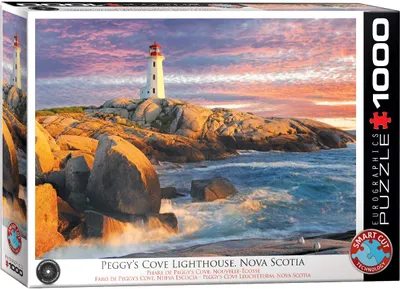 Peggy's Cove Lighthouse, Nova Scotia - 1000pc Eurographics Puzzle