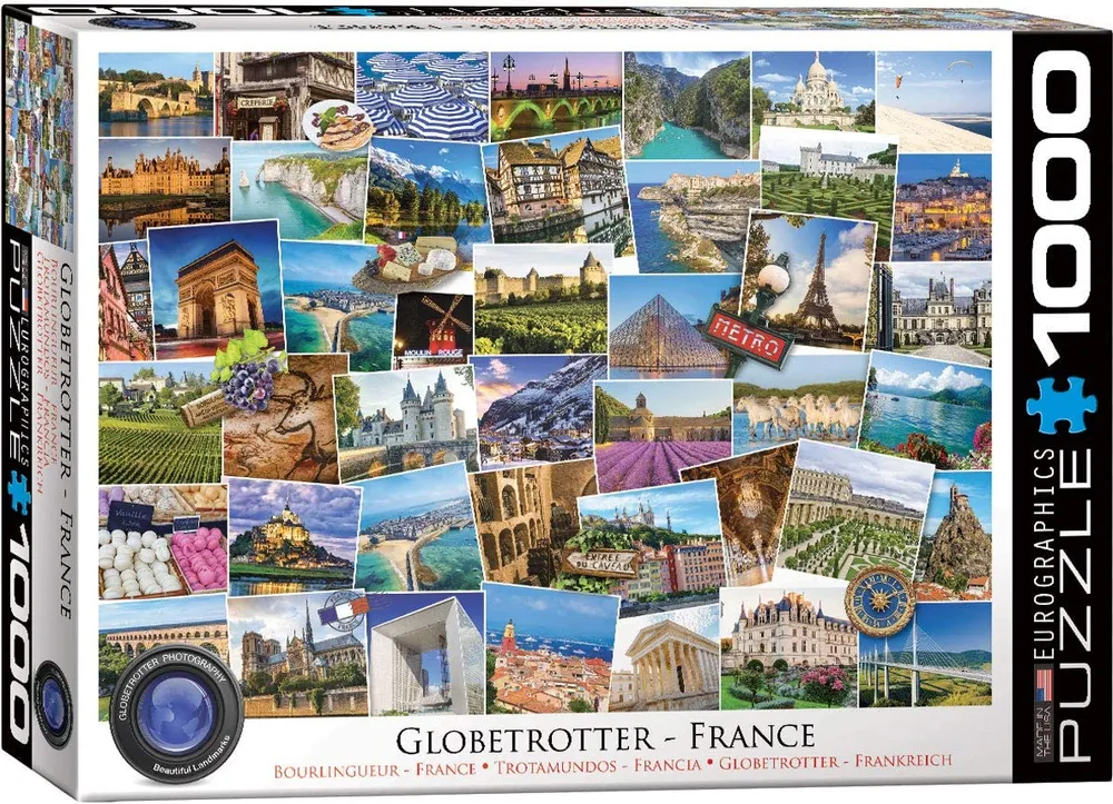 GLOBETROTTER : France - 1000pc Eurographics Puzzle