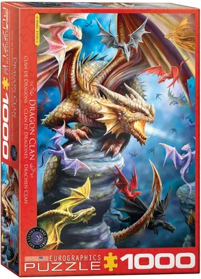 Fantasy Art : Dragon Clan - 1000pc Eurographics Puzzle