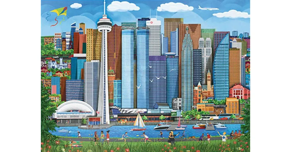 Folk Art : Toronto Island Picnic - 1000pc Eurographics Puzzle