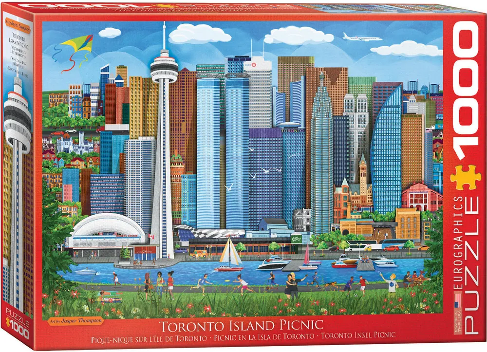 Folk Art : Toronto Island Picnic - 1000pc Eurographics Puzzle