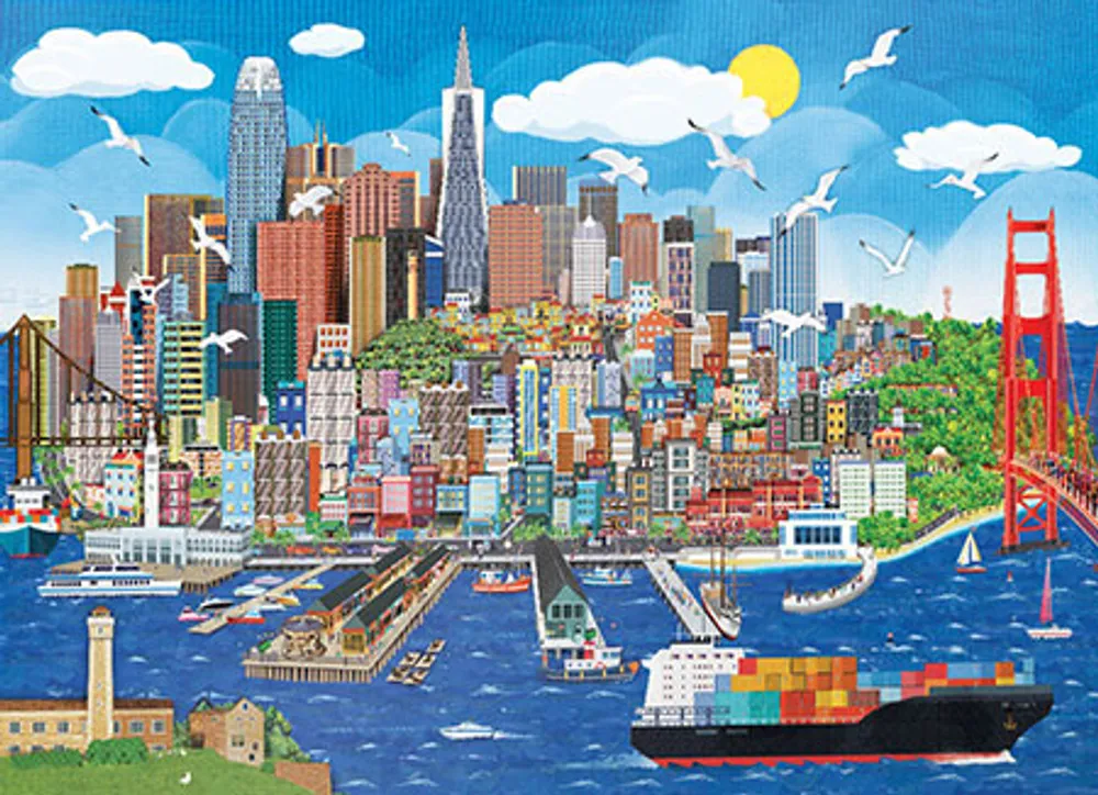 Folk Art : San Francisco - 1000pc Eurographics Puzzle