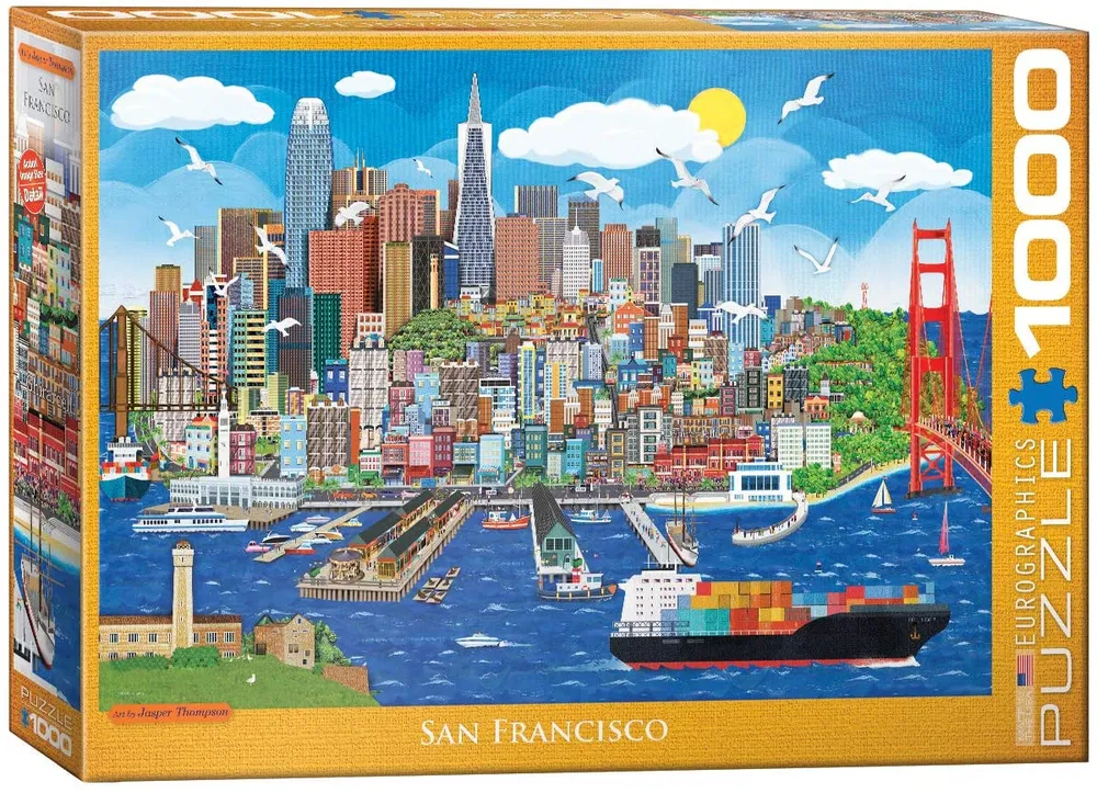 Folk Art : San Francisco - 1000pc Eurographics Puzzle