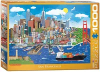 Folk Art : San Francisco - 1000pc Eurographics Puzzle