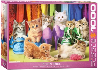 Rainbow : Kitten Pride - 1000pc Eurographics Puzzle