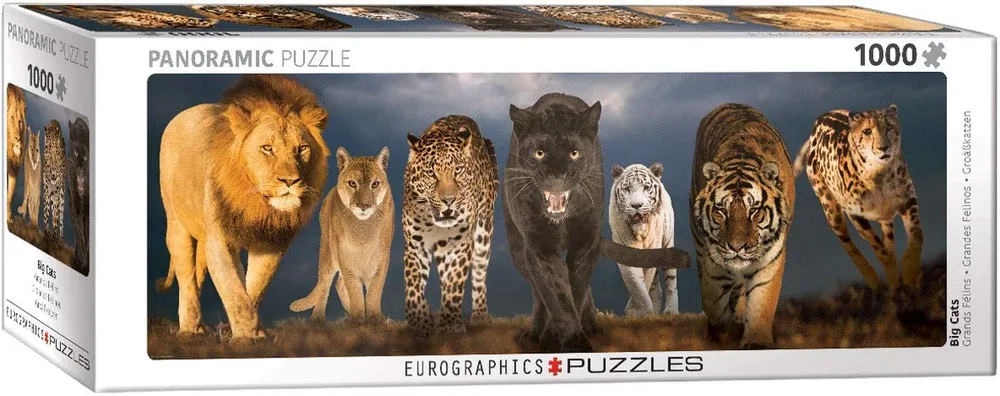 Big Cats - 1000pc Eurographics Puzzle
