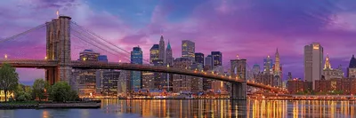 Brooklyn Bridge, New York pano  - 1000pc Eurographics Puzzle