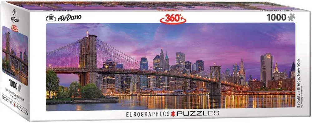 Brooklyn Bridge, New York pano  - 1000pc Eurographics Puzzle