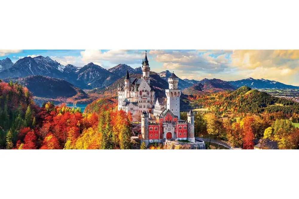 Neuschwanstein Castle in Autumn - 1000pc Eurographics Puzzle