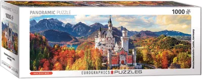 Neuschwanstein Castle in Autumn - 1000pc Eurographics Puzzle