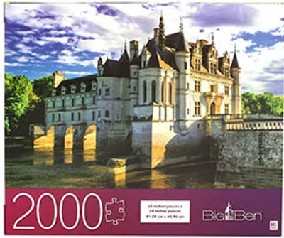 Big Ben Puzzle : Majestic Chenonceau  Castle - 2000pc