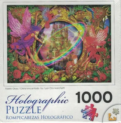 Holographic Puzzle Faerie Glass - 1000pc