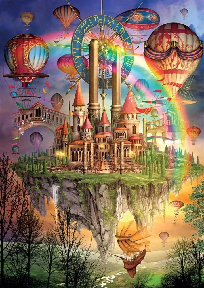 Holographic Puzzle : Ciro Marchetti  Above the Clouds - 1000pc