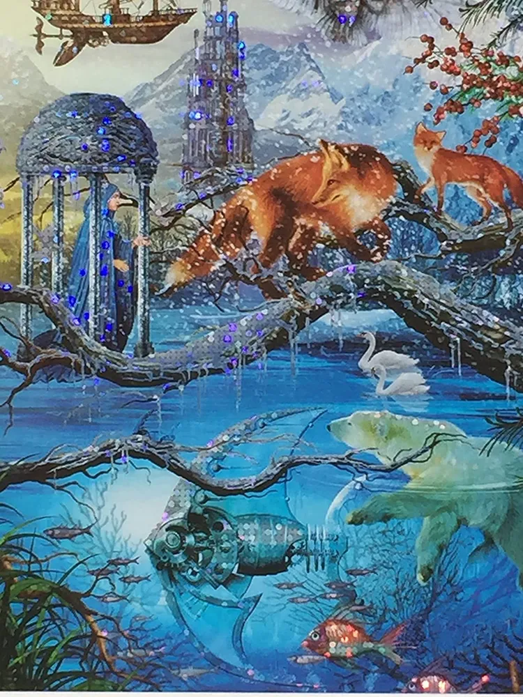 Holographic Puzzle Ciro Marchetti : Shangri-La Winter - 1000pc