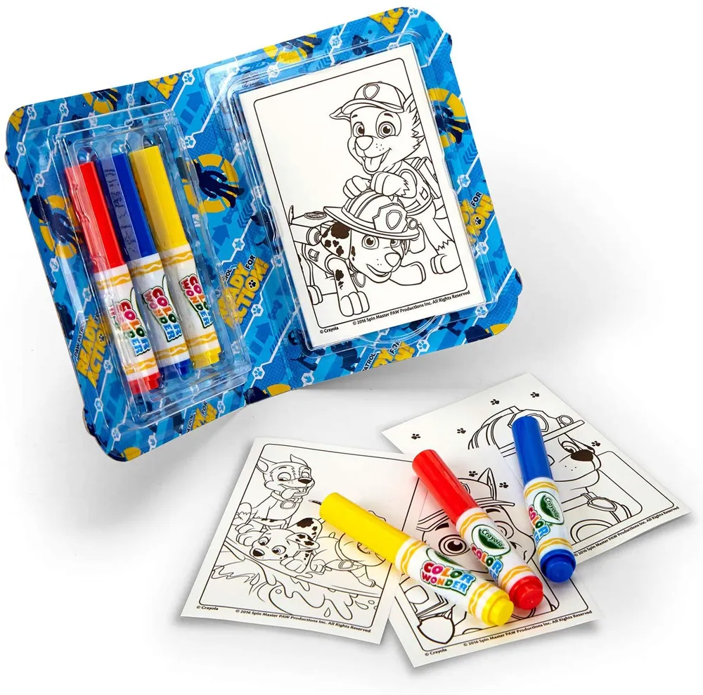 Crayola - Colour Wonder Paw Patrol, Colour on the Go