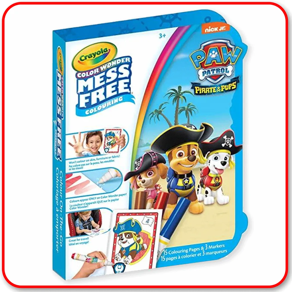 Crayola - Colour Wonder Paw Patrol, Colour on the Go