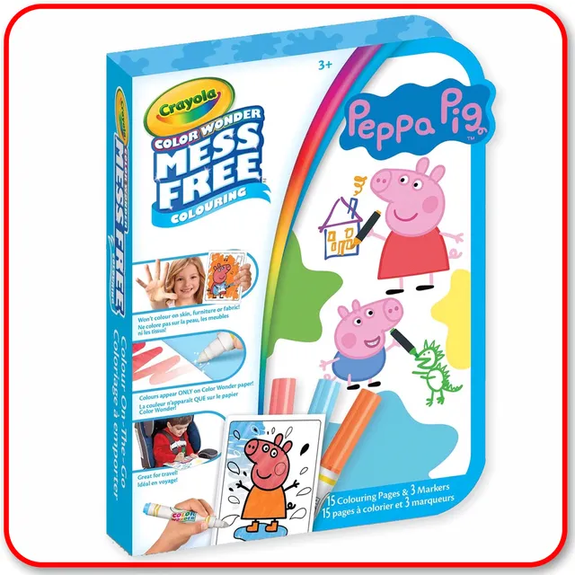 CRAYOLA COLOR WONDER PEPPA PIG - MARCO'S EMPORIUM