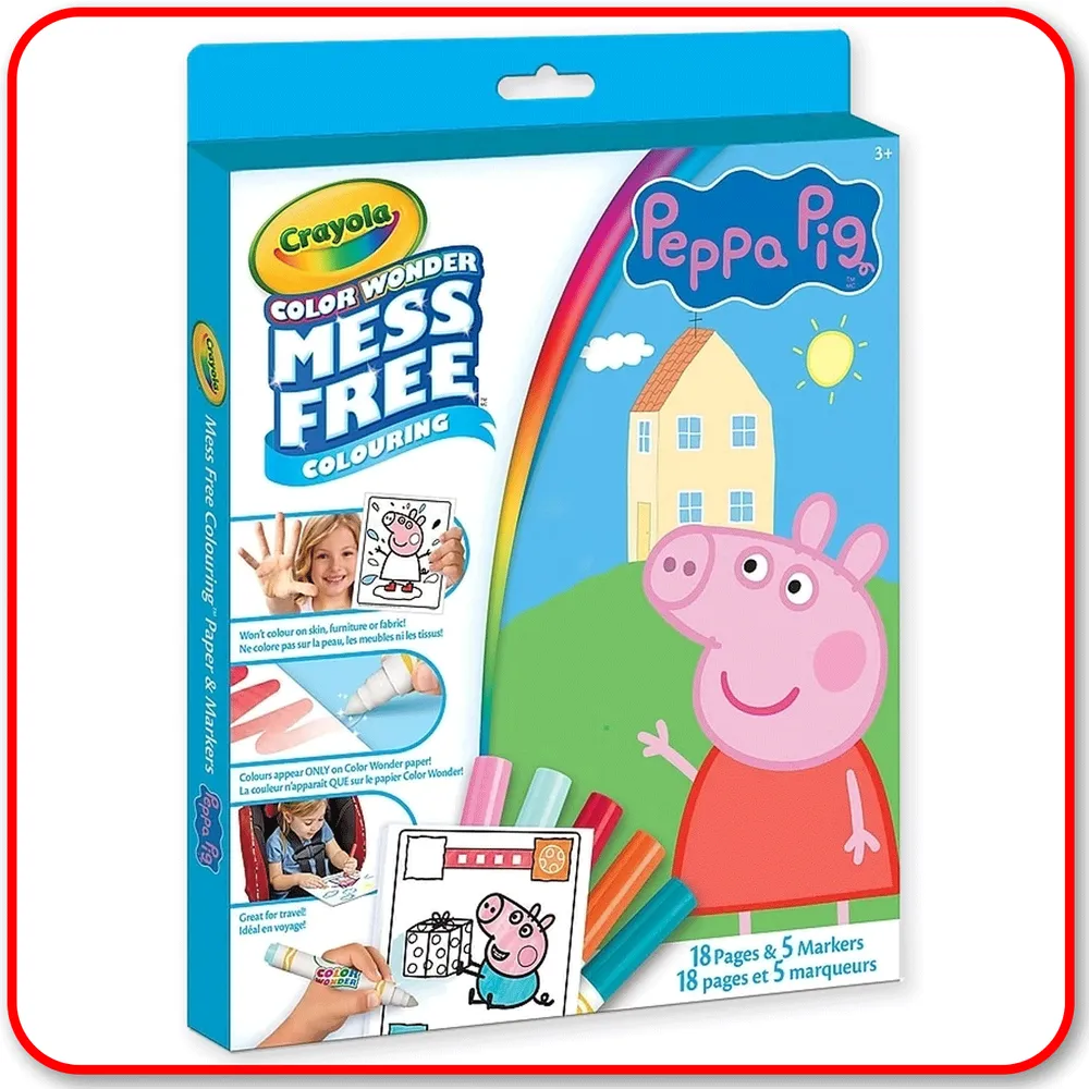 Colour Wonder - Colouring Book & Markers Peppa Pig
