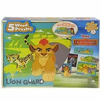 Lion Guard - 5in1 Wood Puzzle Set