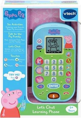 VTech Peppa Pig - Lets Chat Learning Phone