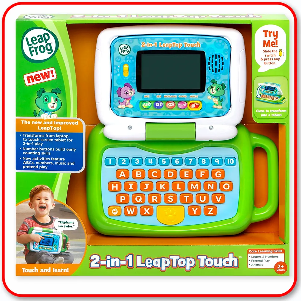 Leap Frog - 2in1 LeapTop Touch Green