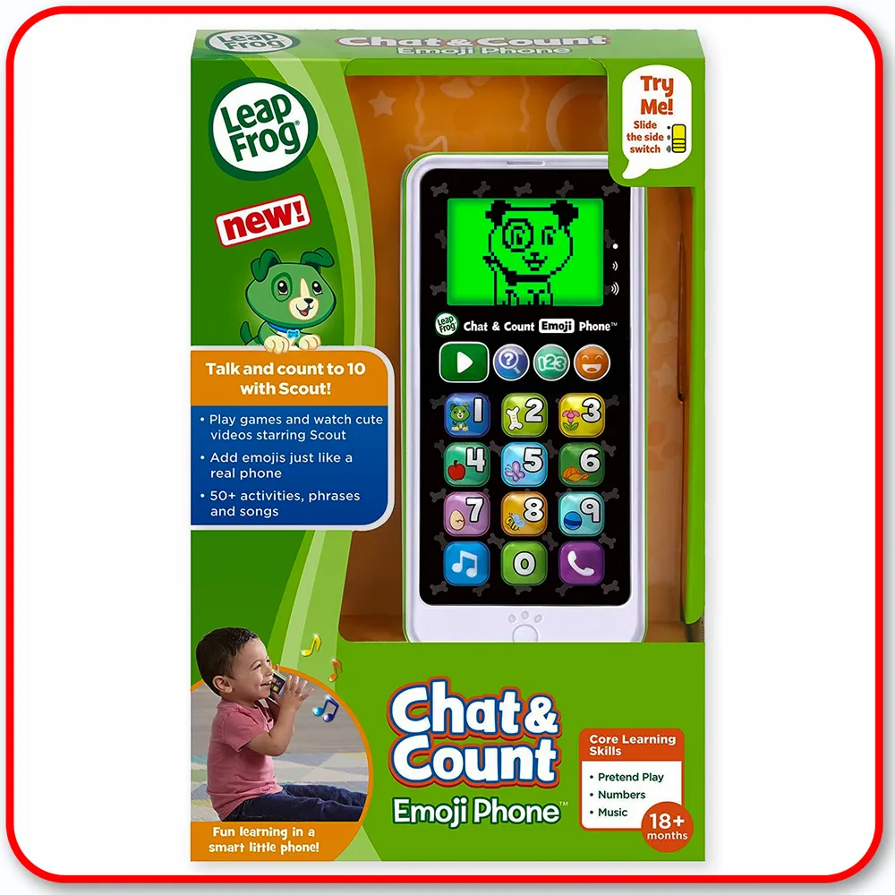 Leap Frog - Chat & Count Emoji Phone : Green