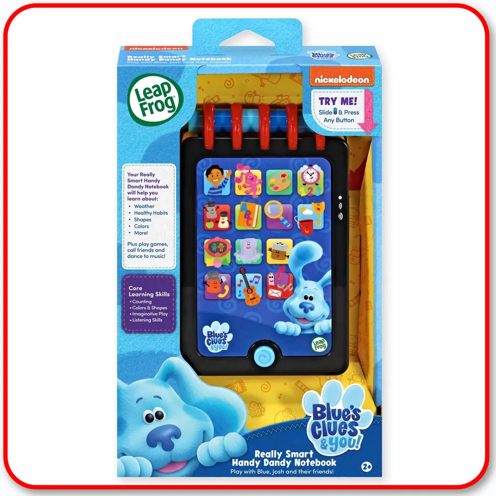 Leap Frog Blue Clues - Really Smart Handy Dandy Notebook