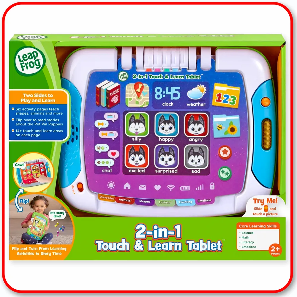 Leap Frog - 2in1 Touch & Learn Tablet