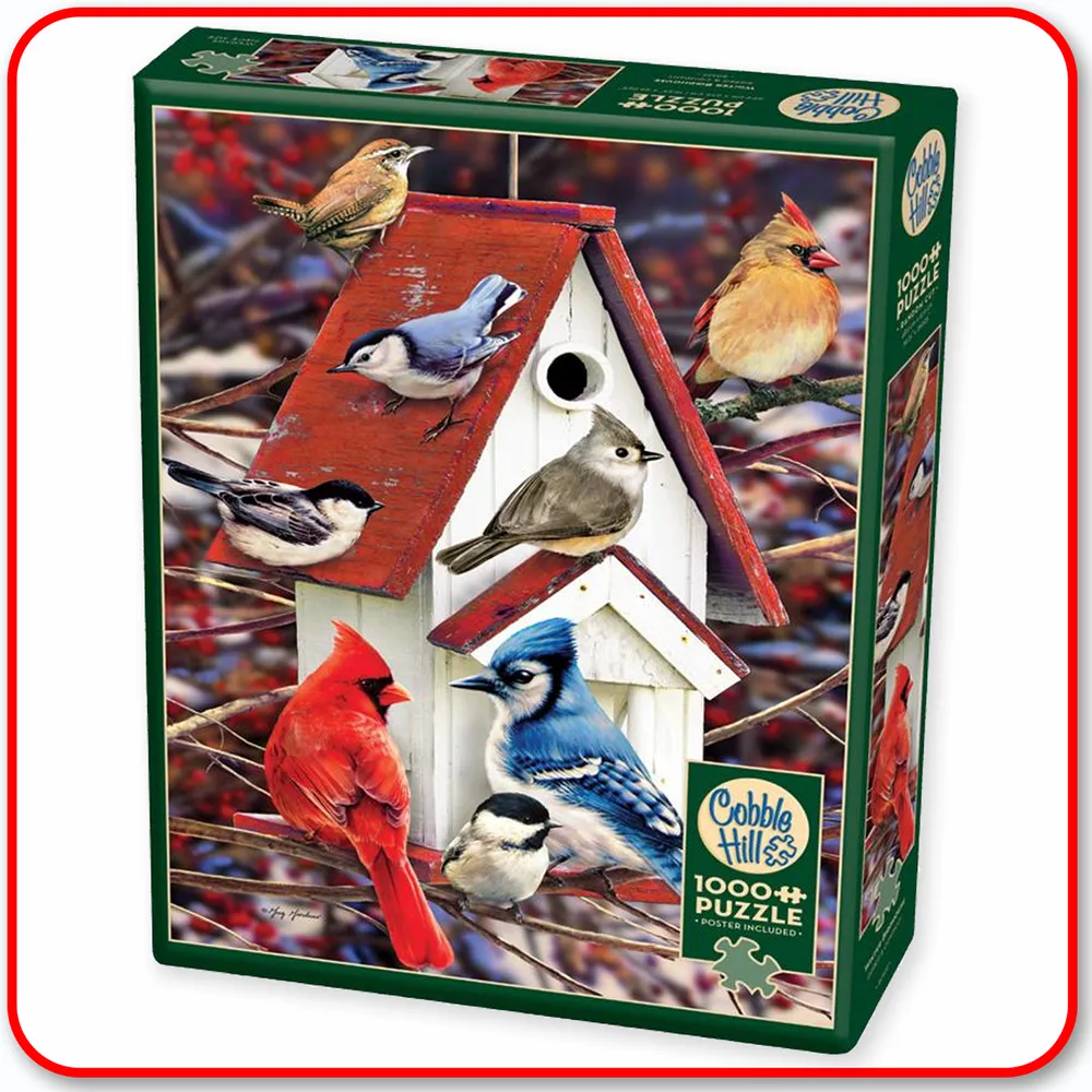 Winter Birdhouse - Cobble Hill 1000pc Puzzle