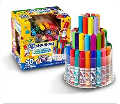 Crayola Markers- Telescoping Tower Pipsqueaks 50ct