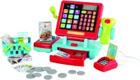 PlayGo Cash Register Toy & Accessories - Touch &Count Supermarket Till Pretend Play Actions & Sounds