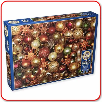 Christmas Balls - Cobble Hill 500pc Puzzle