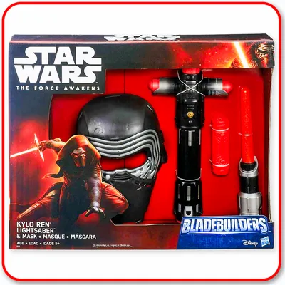 Star Wars The Force Awakens Bladebuilders - Kylo Ren Mask & Lightsaber Set