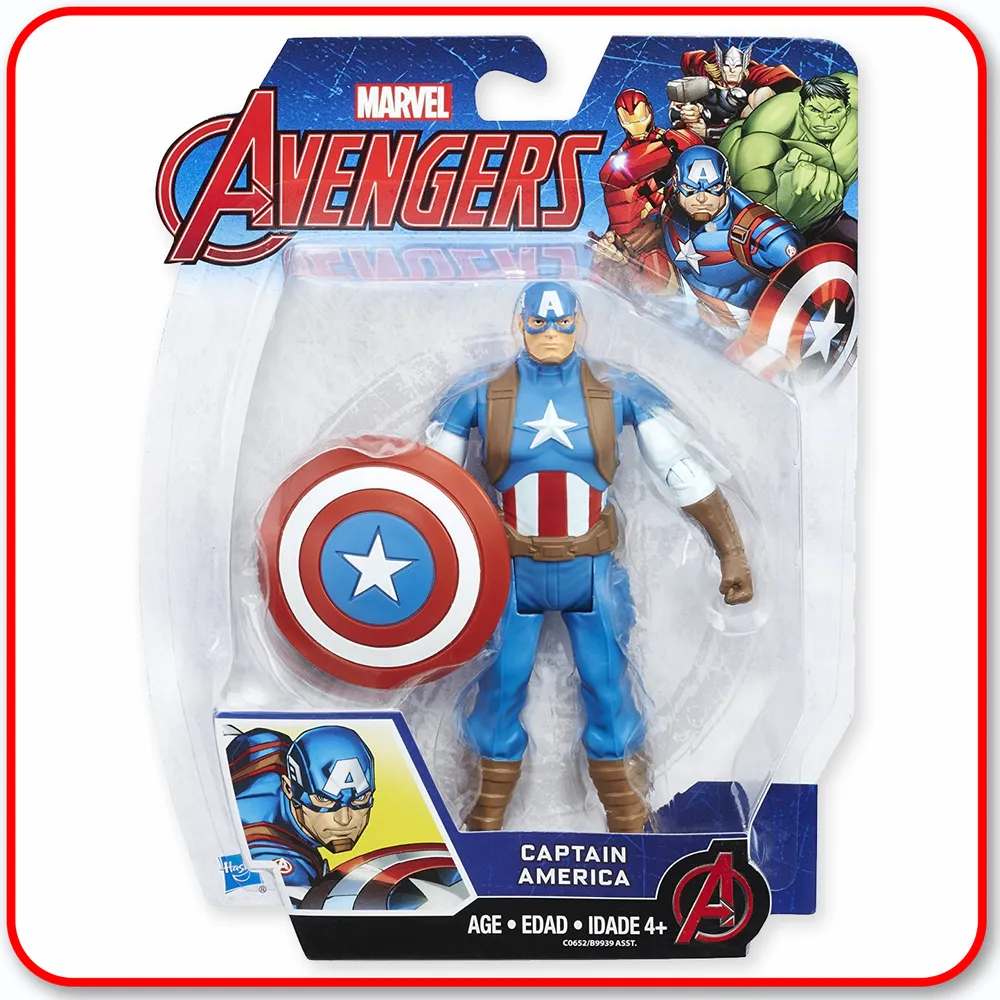 Marvel Avengers Captain America 6-in Basic Action Figure