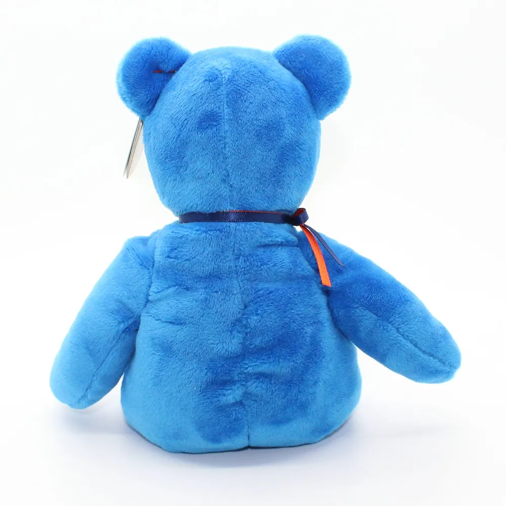 MLB Baseball TY Beanie Babies Stuffed Blue Bear