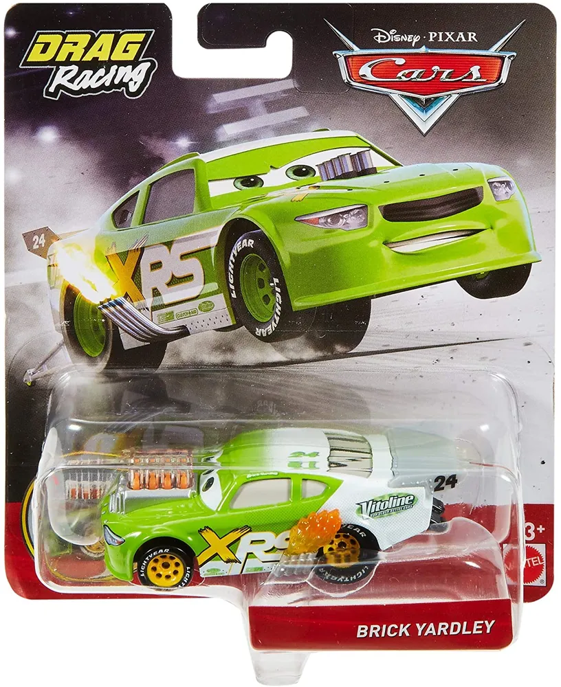 Disney Pixar Cars XRS Drag Racing Brick Yardley