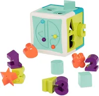 BATTAT - Combo Shape Sorter & Stacking Rings