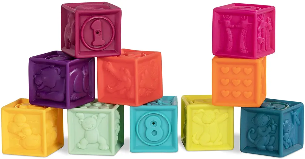 BATTAT - One Two Squeeze Soft Blocks