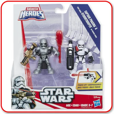 Star Wars Galactic Heroes 2pk - Phasma / First Order Stormtrooper