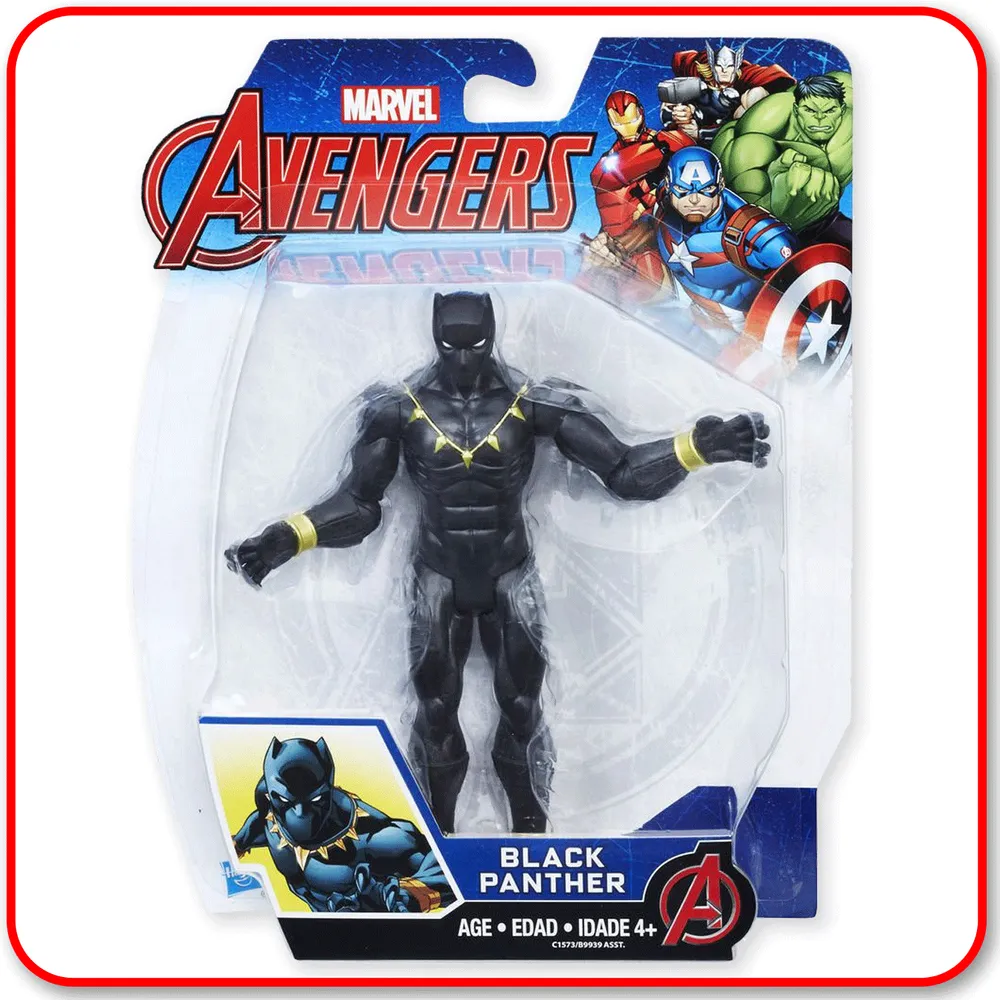 The Avengers Series 6 Inch Tall Action Figure - BLACK PANTHER