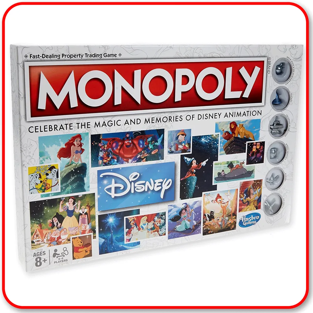 Monopoly - Walt Disney Animation Board Game