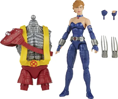 Hasbro Marvel Legends Series 6-inch Scale Action Figure Toy Marvel's Shadowcat, Premium Design, 1 Figure, 4 Accessories, and 1 Build-A-Figure Part