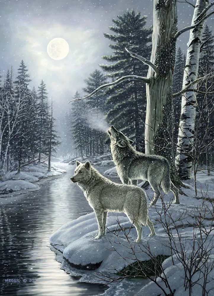 Wolves by Moonlight - Cobble Hill 1000pc Puzzle