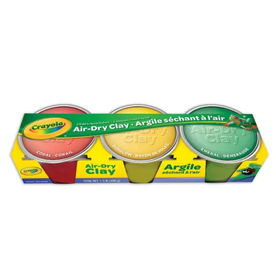 Crayola - Air-Dry Clay, 3-Pack