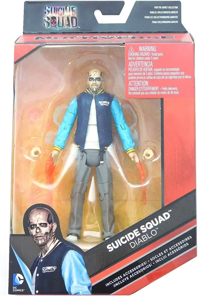 DC Comics Multiverse, Suicide Squad Movie, Diablo Action Figure, 6 Inches by DC Comics