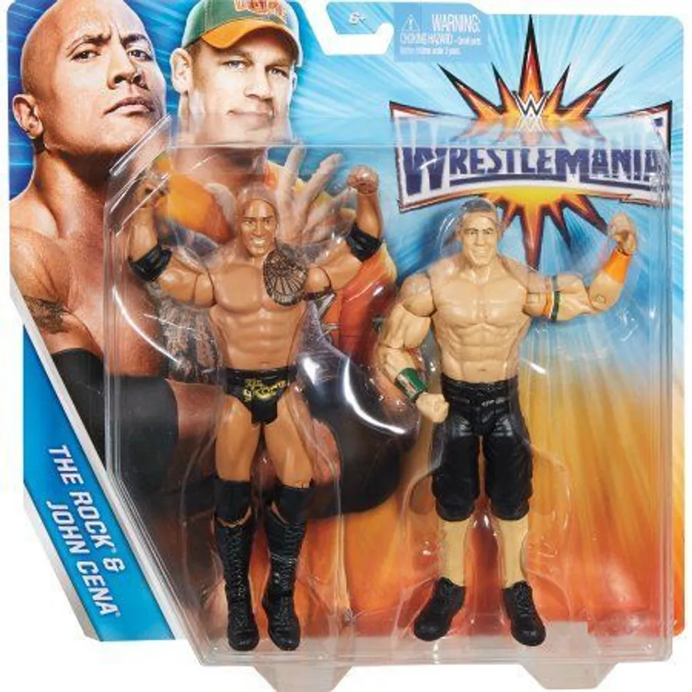 WWE WrestleMania 2-Pack: The Rock & John Cena