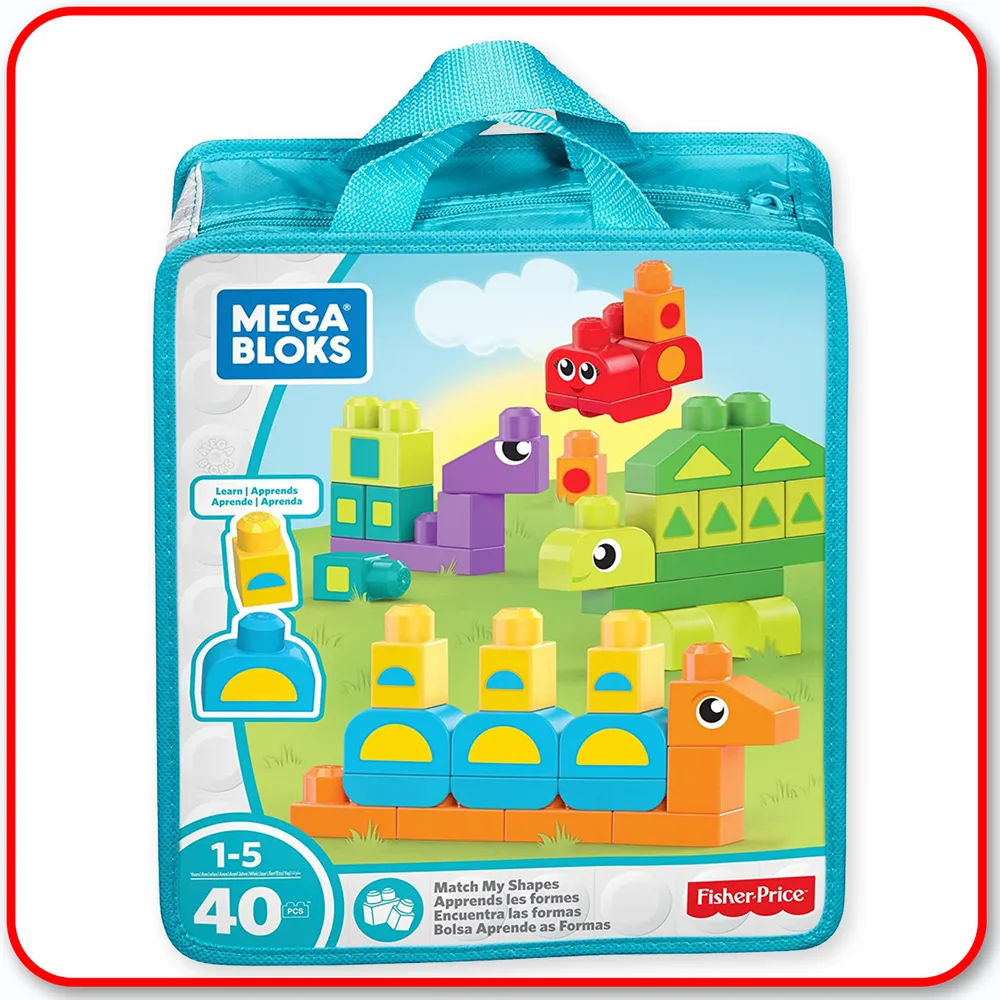 Mega Blocks - Match My Shapes Building Set