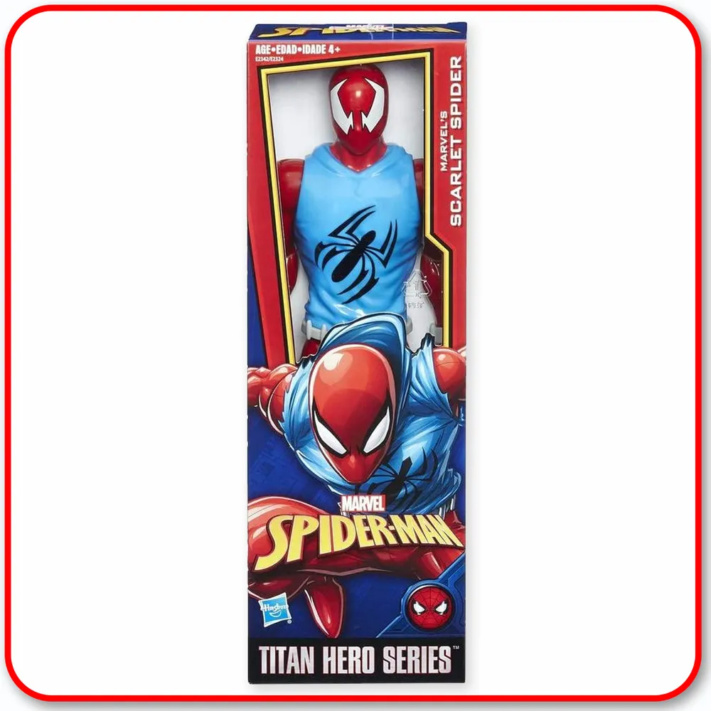 Spiderman : Titan Hero Figure - Scarlett Spider