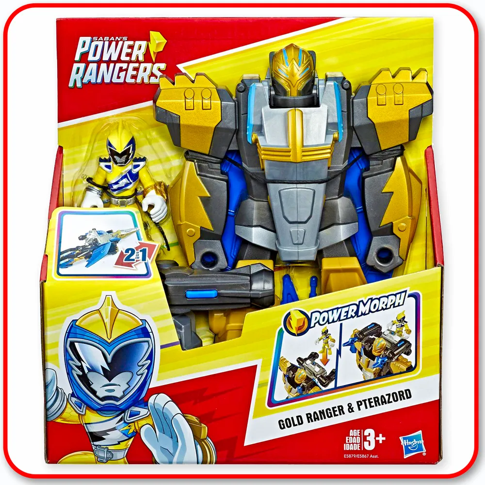 Playskool Heroes Power Rangers - Morphin Zords Gold Ranger & Pterazord